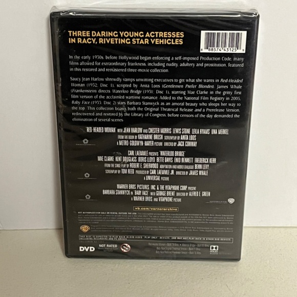 Archive Collection Forbidden Hollywood Collection Volume One DVD Baby Face - Picture 2 of 7